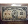 Image 1 : 1923 CANADA 25 CENT  FRACTIONAL CURRENCY