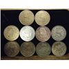 Image 1 : 10 MEXICIAN SILVER PESOS .5140 OZ. ASW TOTAL