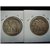 Image 2 : 1934-D & 34-S WALKING LIBERTY HALF DOLLARS
