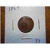 Image 1 : 1867 INDIAN HEAD CENT (KEY DATE)