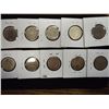 Image 2 : 10 ASSORTED SEATED LIBERTY DIMES
