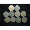 Image 1 : 10 ASSORTED 1890'S INDIAN HEAD CENTS