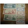 Image 1 : 8 PIECES OF JAPANESE/BURMA INVASION CURRENCY (UNC)