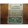 Image 2 : 1937,54 & 73 CANADA $1 NOTES