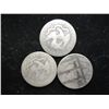 Image 2 : 3 ASSORTED SEATED LIBERTY QUARTERS