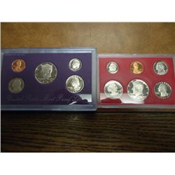 1981 & 1991 US PROOF SETS (1981 NO BOX)