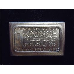 1 TROY OZ .999 FINE SILVER INGOT USVI INGOT COMP.