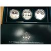 Image 2 : 1994 US VETERANS 3 COIN PROOF SILVER DOLLAR SET