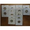 Image 1 : 14 ASSORTED SILVER MERCURY DIMES