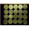 Image 2 : 20 ASSORTED WASHINGTON SILVER QUARTERS