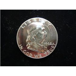 1962 FRANKLIN HALF DOLLAR CAMEO PROOF