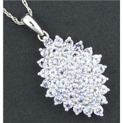 Marquise Genuine Tanzanite Pendant 10kw