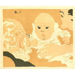 Bonnard Lithograph "Scene De Famile"