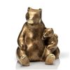 Image 1 : Bear & Cub Bronze Sculpture