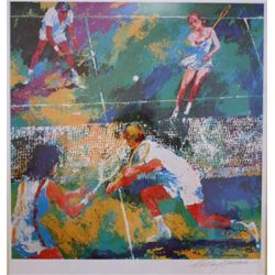 Hand Signed Neiman "Tennis Match"