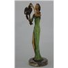 Image 1 : "Lady With Parrot" Bronze Sculpture - Chiparus