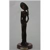 Image 1 : "Lady With Flowers" Bronze Sculpture - Chiparus