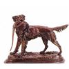 Image 2 : "Setter With Bird" Bronze Sculpture - Moigniez