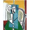 Image 1 : Picasso "Woman In White Buttoned Green Top"