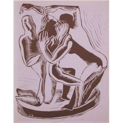 Ossip Zadkine Original Linocut