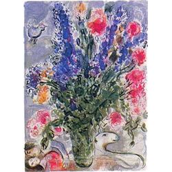 Marc Chagall "Les Lupins Bleu"