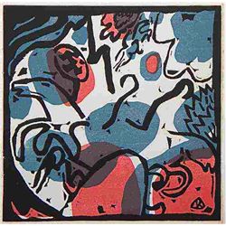 Kandinsky "Drei Reiter In Rot, Blau Und Schwarz"