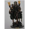 "School  Teacher" Bronze Sculpture Lamp - A.  Moreau