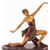 Image 2 : "Kneeling Deco Dancer" Bronze Sculpture - Chiparus