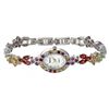 Badavici Multi-Gemstone Bracelet Watch