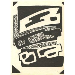 Renato Righetti Original Linocut