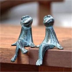 Courting Frogs Sculptures