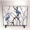 Image 1 : Crane Fireplace Screen - Candleholder