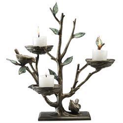 Bird & Branch Candle Holder