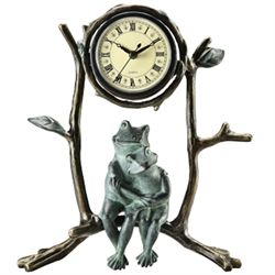 Mother & Baby Frog Clock