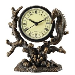 Seahorse Table Clock