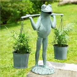 Frog Plant Stand