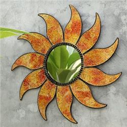 Mosaic Glass Sun Mirror