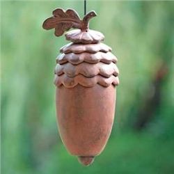 Acorn With Leaf Sectional Wind Chime