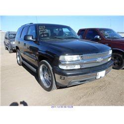 2003 - CHEVROLET TAHOE