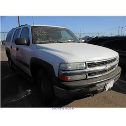 2001 - CHEVROLET SUBURBAN