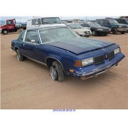 1987 - OLDSMOBILE CUTLASS