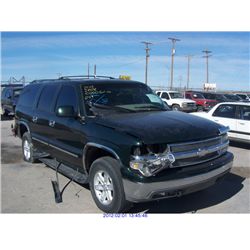 2001 - CHEVROLET SUBURBAN