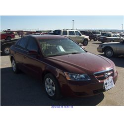 2008 - HYUNDAI SONATA// SALVAGE TITLE