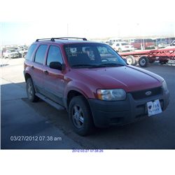 2001 - FORD ESCAPE