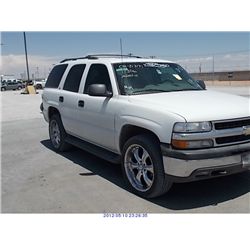 2002 - CHEVROLET TAHOE