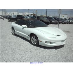 2001 - PONTIAC FIREBIRD