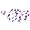 Image 1 : Natural 17.19ctw Amethyst Round Stone 4.5 to 8 (30)