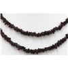 Image 3 : Natural Garnet 34" inches Single Row Necklace no clasp