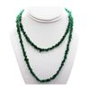 Image 1 : NaturalEmerald Uncut Adventurine  Beads Necklace 164 cw