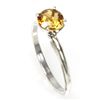 Image 1 : Natural 2ctw Citrine .925 Sterling Silver Ring